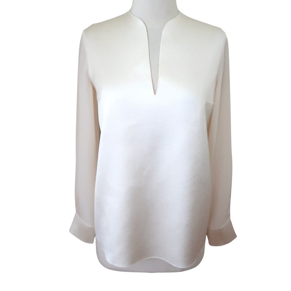 NEIL BARRETT ivory blouse sz XS